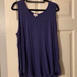 Lularoe 3XL tank - blue